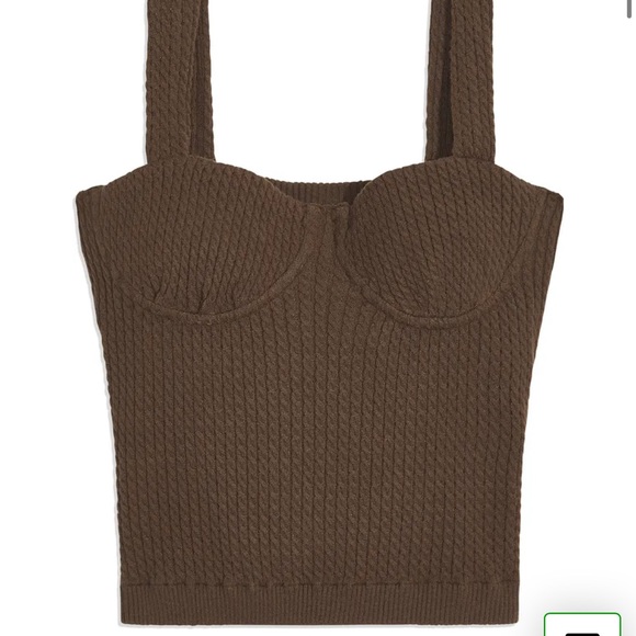 We Wore What Knit Corset Tank
WEWOREWHAT - Picture 2 of 5